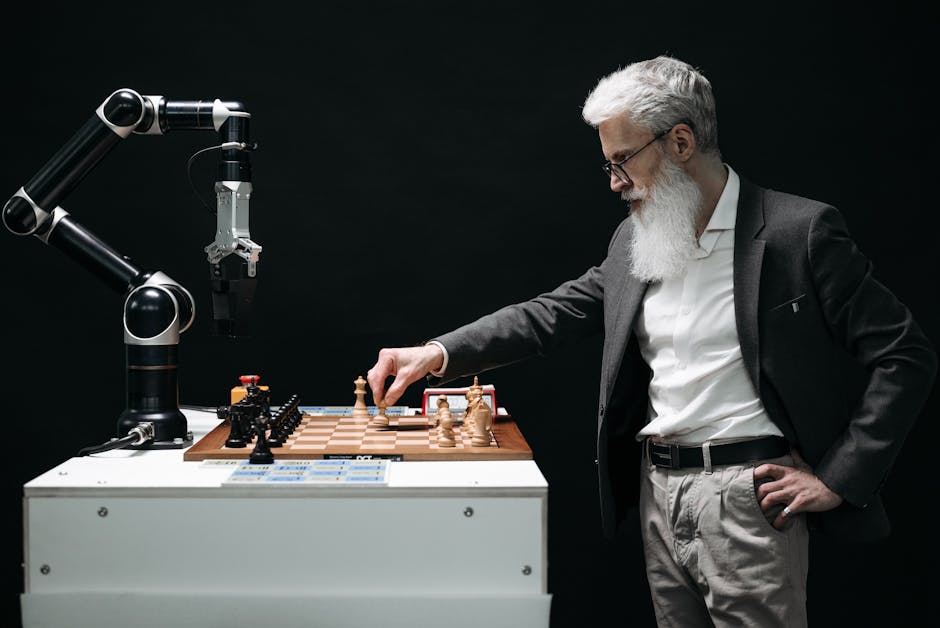Server room with network infrastructure